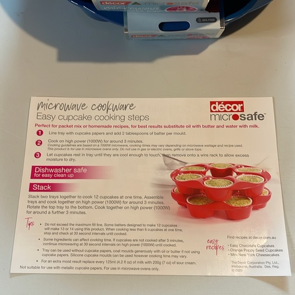 Microwave safe cookware cupcake trays - Picture 4 of 5